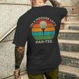 I'm A Hooker Let's Par Golf Dad Fathers Day Par Men's T-shirt Back Print Gifts for Him