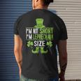 I'm Not Short I'm Leprechaun Size St Patrick's Day Mens Back Print T-shirt Gifts for Him