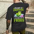 I'm Not A Princess I Just Kiss A Lot Of Frogs Men's T-shirt Back Print Gifts for Him