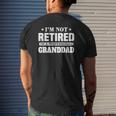 I'm Not Retired I'm A Professional Granddad Mens Back Print T-shirt Gifts for Him