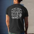 I'm Not Yelling This Is My Tennis Dad Voice Mens Back Print T-shirt Gifts for Him