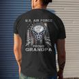 I'm A Proud Air Force Grandpa Mens Back Print T-shirt Gifts for Him
