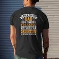 I'm A Proud Dad Of 3 Freaking Awesome Daughters Mens Back Print T-shirt Gifts for Him