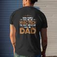 The Most Important Call Me Hvac Tech Dad T-Shirt Mens Back Print T-shirt Gifts for Him