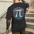 Irrational But Well Rounded Pi Day Cool Tie Dye Math Teacher Men's T-shirt Back Print Gifts for Him