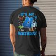 It's My 4Th Birthday Party Ocean 4 Years Old Sea Fish B-Day Men's T-shirt Back Print Gifts for Him