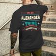 Its An Alexander Thing Last Name Matching Family Family Name Men's T-shirt Back Print Gifts for Him