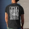 It's A Cook Thing You Wouldn't Understand Family Name Men's T-shirt Back Print Gifts for Him