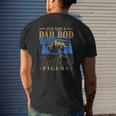 It's Not A Dad Bod It's A Father Figure American Flag Mountain Forest Trees Mens Back Print T-shirt Gifts for Him