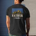 It's Not A Dad Bod It's A Father Figure Father's Day On Back Mens Back Print T-shirt Gifts for Him