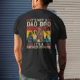 It's Not A Dad Bod It's Father Figure Retro Bear Beer Lover Mens Back Print T-shirt Gifts for Him