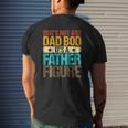 It's Not A Dad Bod It's A Father Figure Vintage On Back Mens Back Print T-shirt Gifts for Him