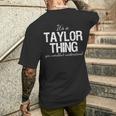 It's A Taylor Thing Matching Family Reunion Pride Heritage Men's T-shirt Back Print Gifts for Him