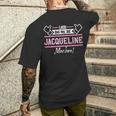 Jacqueline Lass Das Die Jacqueline Machen First Name Black S T-Shirt mit Rückendruck Geschenke für Ihn