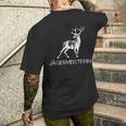 Jägermeisterin Hunter Hunter Deer Hunter Hunting S T-Shirt mit Rückendruck Geschenke für Ihn