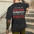 J'ai Pas Un Big Bide C'est Le Qui Est Mal Foutu T-shirt imprimé au dos Cadeaux pour lui