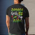 Jamaica Girls Trip 2024 Vacation Jamaica Travel Girls Men's T-shirt Back Print Gifts for Him Jamaica Girls Trip 2024 Vacation Jamaica Travel Girls Men's T-shirt Back Print Gifts for Him