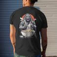 Japanese Monster Kaiju Eating Ramen Men's T-shirt Back Print Gifts for Him Japanese Monster Kaiju Eating Ramen Men's T-shirt Back Print Gifts for Him
