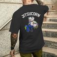 Jitsu Unicorn Jiu-Jitsu Brasileño Y Regalo Bjj Camiseta Hombre Estampado Espalda Regalos para él