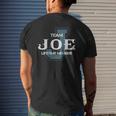 Joe Shirts Team Joe Lifetime Member Name Shirts Mens Back Print T-shirt Gifts for Him