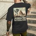 Joshua Tree National Park Vintage Hiking Camping Outdoor Men's T-shirt Back Print Gifts for Him