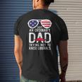 Just An Ordinary Dad Trying Not To Raise Liberals Beard Dad Mens Back Print T-shirt Gifts for Him