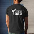 Karate Dad Karateka Mens Back Print T-shirt Gifts for Him