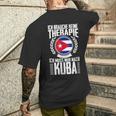 Keine Therapie Ich Muss Nur Nach Kuba T-Shirt mit Rückendruck Geschenke für Ihn