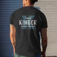Kimber Shirts Team Kimber Lifetime Member Name Shirts Mens Back Print T-shirt Gifts for Him