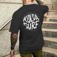 Koloa Surf Brush White Logo Men's T-shirt Back Print Gifts for Him