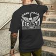 Krav Maga Israeli Combat System T-Shirt mit Rückendruck Geschenke für Ihn