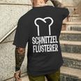 Küchenchef Saying Schnitzel Whisper Chef T-Shirt mit Rückendruck Geschenke für Ihn