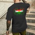 Kurdistan Kurdish Flag Kurdish T-Shirt mit Rückendruck Geschenke für Ihn