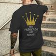 La Princesa Ha Llegado A Niñas Corona Princesa Camiseta Hombre Estampado Espalda Regalos para él