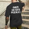 Las Niñas Inventaron El Punk Rock Camiseta Hombre Estampado Espalda Regalos para él