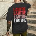 Lautre Dialekt Lautern S T-Shirt mit Rückendruck Geschenke für Ihn