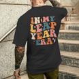 In My Leap Year Era Leap Year 2024 Birthday Retro Men's T-shirt Back Print Gifts for Him