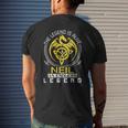 The Legend Is Alive Neil Family Name Mens Back Print T-shirt Gifts for Him