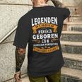 Legenden 1993 Geboren Geschenk Jahrgang 31 Geburtstag T-Shirt mit Rückendruck Geschenke für Ihn