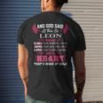 Leon Name And God Said Let There Be Leon Mens Back Print T-shirt Gifts for Him