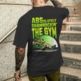 Leprechaun Fitness Absolutely Shamrokin' The Gym Men's T-shirt Back Print Gifts for Him