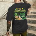 The Leprechauns Made Me Do It Saint Patrick's Day Men's T-shirt Back Print Gifts for Him