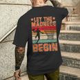 Let The Madness Begin Lover Basketball Men's T-shirt Back Print Gifts for Him