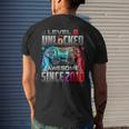 Level 6 Unlocked Awesome Since 2018 6Th Birthday Gaming Men's T-shirt Back Print Gifts for Him