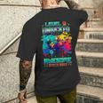 Level 9 Unlocked Gamer 9Th Birthday Awesome Since 2015 Men's T-shirt Back Print Gifts for Him