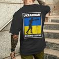 Leyenda De Boxeo Ucraniana Con Bandera Para Boxeador De Ucrania Camiseta Hombre Estampado Espalda Regalos para él