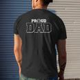 Lgbt Trans Flag Fathers Day Proud Dad From Transgender Son Mens Back Print T-shirt Gifts for Him
