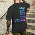 Limited Edition Mai 1974 Mann Frau 50 Geburtstag T-Shirt mit Rückendruck Geschenke für Ihn