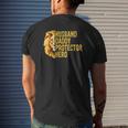Lion Dad Husband Daddy Protector Hero Fathers Day Mens Back Print T-shirt Gifts for Him