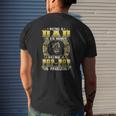 Lion Being A Dad Is An Honor Being A Pop Pop Is Priceless Mens Back Print T-shirt Gifts for Him